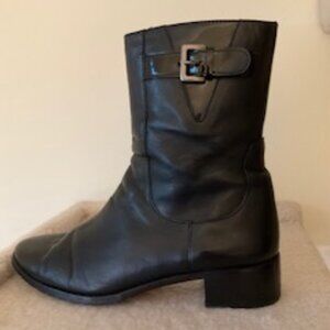 Cole Haan Black Leather Boot